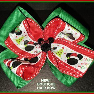 NEW! BOUTIQUE HOLIDAY HAIRBOW!